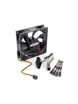 Gembird ���������� 92x92x25 ����������������� ����� 3 pin/4pin Molex ������ 30 �� [S9225H-3P4M]