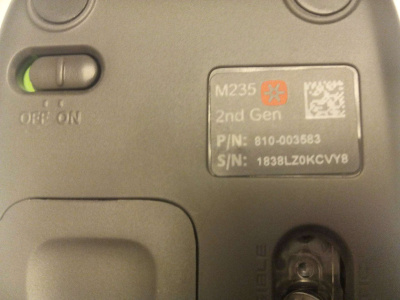 ���� Logitech M235 Wireless Mouse COLT MATTE 910-002201