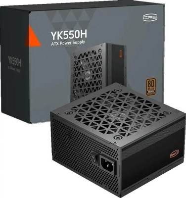 ���� ������� PcCooler ATX 550W YK550H, 80+ bronze, ������, retail (P3-YK550H-B1HWBK1-EU)