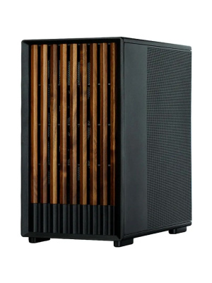 ������ ZALMAN P10 NAMU, MATX, BLACK, WINDOW, FRONT COVER WALNUT, 2x3.5", 3x2.5", 1xUSB TYPE-C, 1xUSB3.0, FRONT 2x120mm, REAR 1x120mm ARGB