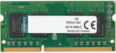     SO-DDR3 2Gb PC12800 1600MHz Kingston KVR16S11S6/2
