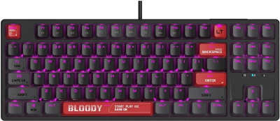 ���������� A4Tech Bloody AT87 ������������ ������/������� USB for gamer LED (AT87)