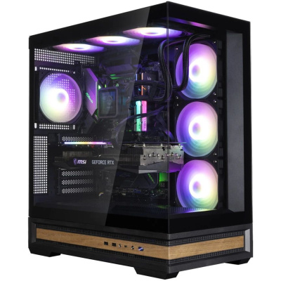 ������ Zalman MidiTower P40 NAMU black (2xCombo (3.5'' or 2.5"), USB Type-C, 2xUSB3.0, 4x120mm ARGB fans) (Zalman  P40 NAMU black)