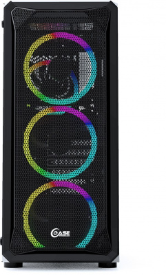 ������ Powercase Mistral Z4 Mesh LED Black (CMIZB-L4)
