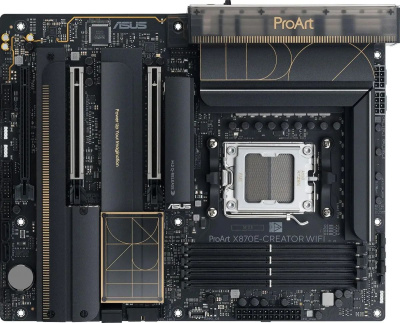 ����������� ����� ASUS PROART X870E-CREATOR WIFI, SocketAM5, AMD X870E, ATX, Ret 90MB1IG0-M0EAY0