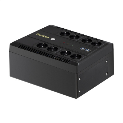 ��� ExeGate NEO NNB-1000.LED.AVR.8SH.CH 1000VA/650W, LED, AVR, 8�Schuko, 4�USB-����� ��� �������, Black (EX293855RUS)