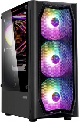 ������ ZALMAN N4 (2xUSB + USB 3.0, 2xAudio, (3x120�� + 3x140��) FAN, ���������� ������-���������� ������, ATX, ��� ��)