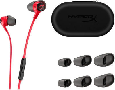 ��������� �������� HyperX Cloud Earbuds II Red, (705L8AA, CEB007)