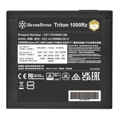 ���� ������� �� Silverstone Triton 1000Rz SST-TR1000R-GM, 1000��, 80 PLUS Gold, RTL