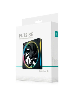 ���������� DEEPCOOL FL12R SE 120x120x25�� REVERSE (PWM, ARGB, ������, 400-1500��/���) Color BOX