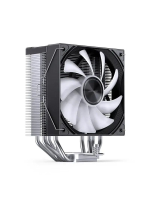 ����� ��� ���������� JONSBO CA40 ARGB (225W, 4-pin PWM, 157mm, Al/Cu, 4x6mm, ARGB, 1x120mm, 69.61CFM, 32.6dBA, 1800RPM, S: 1851/1700/1200/115X,AM4/AM5 Black)