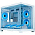 ������ XASTRA QW500M 6ARGB-C10-UC White mATX/Aquarium/Screewless/ 6x120mm ARGB PWM FM fans/Argb+PWM HUB 10port/Type-C/ QW500M-6FM12A-C10-UC-WH