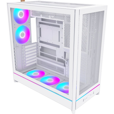 ������ Montech HS01 PRO White / ATX / 5x120mm ARGB fans & hub / HS01 PRO (W)