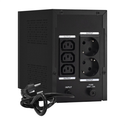 ��� ExeGate SpecialPro UNB-1200.LED.AVR.2SH.3C13  1200VA/750W, LED, AVR, 2*Schuko+3*C13, �����.������, ������������� ������, Black