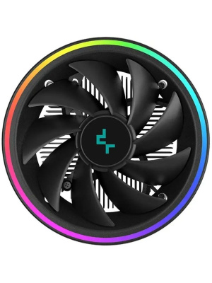 ����� ��� ���������� DeepCool UL551 1700 ��� Socket/1700/1851, 90 ��, 1800rpm, 26.8 ���, 60��, 4-pin PWM+3-pin 5V ARGB, Al, ARGB (R-UL551-BKAMAB-G-17)