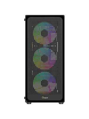 ������ Ocypus Gamma C50 BK ARGB, MATX, USB3.0*1+USB2.0*2, FRONT 3x120mm ARGB, REAR 1x120mm ARGB