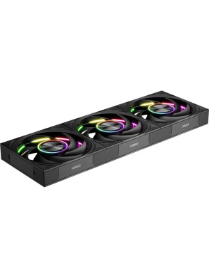 ������� ���������� PCCooler DT360 ARGB Display BK (300W, 360mm, LED temp., Black, ARGB/ Fans: 3x120mm, 83.83CFM, 3000RPM/ Pump height 62mm, 15dBA, 2600RPM, Rad thickness 27mm/ S: 1851, 1700, 1200, 115X, AM5, AM4)