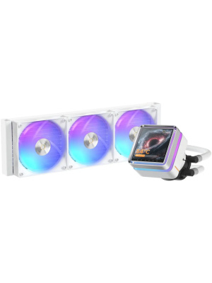 ������� ����������� ���������� Ocypus Sigma L36 EX WH ARGB (310W, 360mm, LED, White, ARGB/ Fans: 3x120mm, 36dBA, 88CFM, 2400RPM/ Pump height 99mm, 27dBA, 3100RPM, Rad thickness 27mm/ S: 1851, 1700, 1200, 115X, AM5, AM4)