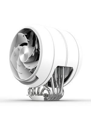 ����� ZALMAN ZET 5 WHITE, 5 HEAT PIPES, 4-PIN PWM, 600-2000 RPM, 30.4 DBA MAX, HYDRO BEARING, FULL SOCKET SUPPORT