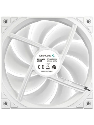 ���������� DEEPCOOL FD14 ARGB WH 140x140x25�� (PWM, ARGB, �����, 400-1650��/���) Color BOX