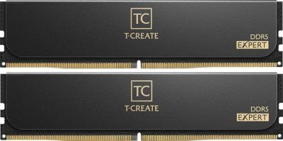 ������ ������ 32GB (2x16GB)  TEAMGROUP T-Create Expert, DDR5, 6000MHz CL38 (38-38-38-78) 1.25V / CTCED532G6000HC38ADC01 / Black