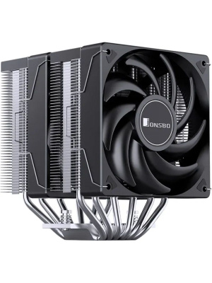 ����� JONSBO CR-3000E LGA1700/1200/115X/AM5/AM4 (TDP 260W, PWM, 2 x 120mm Black Fan, 7 �������� ������, 4-pin) Retail
