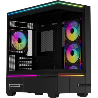 ������ Thermalright M10 Black FAN4-M / TG / 4x120mm ARGB PWM Fans / USB TYPE-C / mATX  / TRTLM10BF4M