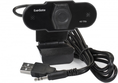 ���-������ Exegate BlackView C525 HD Tripod (1280x720, USB 2.0, ����������� �������������, ���������� �������� � ���������������, ������-�������)