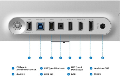 ������� Samsung 27" Odyssey OLED G6 G60SF S27FG602SI QHD (2560x1440), OLED, 500Hz, Silver