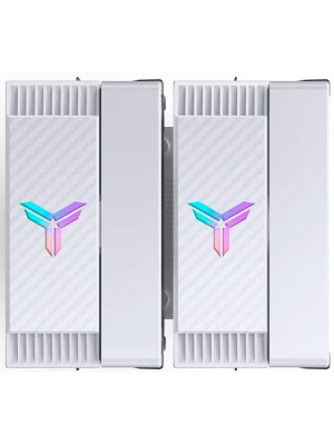 ����� JONSBO CR-3000E ARGB White LGA1851/1700/1200/115X/AM5/AM4 (TDP 260W, PWM, 2 x 120mm ARGB LED Fan, 6 �������� ������, �����, 4-pin) Retail