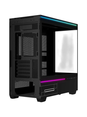 ������ Thermalright M10, Mini-Tower, TG, ARGB, no fans, 2xUSB-A 3.0, 1xUSB Type-C, mATX, mITX Black
