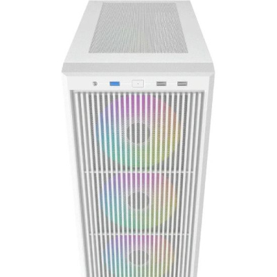 ������ ID-Cooling ������ Case ID-Cooling WARE 300 ARGB White mATX/win TG/ 4 fans/ Type C/ CPU 160mm/ GPU 320mm/ no PSU