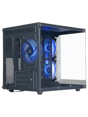 ������ DEFENDER NovaCube MINITOWER Micro-ATX Mini-ITX W/O PSU 3x12cm ARGB Fan 2�USB1.1+3.0 3.5jack ������ c �����