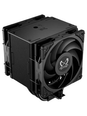 ����� ��� ���������� Scythe Mugen 6 Dual Fan Black Edition (300W, 4-pin PWM, 154mm, Al/Cu, 6x6mm, 2x120mm, 60.29CFM, 26.88dBA, 2000RPM, S: 1851/1700/1200/115X/2011/2066, AM5/AM4, black)