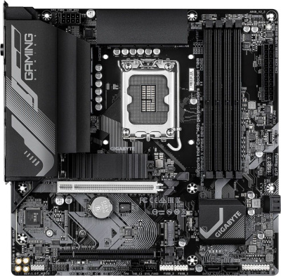 ����������� ����� Gigabyte B760M G X WF6E GEN5, LGA 1700, Intel B760, mATX, Ret