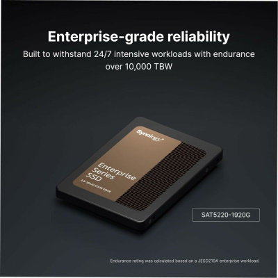 SSD ������� ���� SATA 2.5" 3.84TB 6GB/S SAT5220-3840G SYNOLOGY