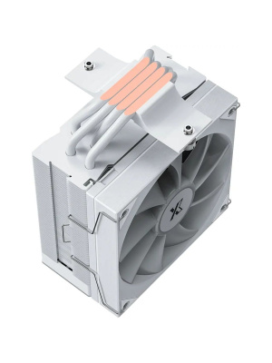 ����� XASTRA AR400 ARGB WH LGA1851/1700/1200/115X/AM5/AM4 (TDP 220W, 4 ����.������ , PWM FAN ARGB 120mm , top cover with ARGB led,  white heatsink ) RET