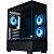 ������ XASTRA Q500 6ARGB-C10-UC Black ATX/Aquarium/Screewless/ 6x120mm ARGB PWM FM fans/Argb+PWM HUB 10port/ Type-C/ Q500-6FM12A-C10-UC