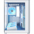 ������ XASTRA QR500M 6ARGB-FM-C10-UC White mATX/Aquarium/ 2 Curve Glass /6x120mm ARGB PWM FM fans/ Argb+PWM HUB 10port /Type-C/ QR500M-6FM12A-C10-UC-WH