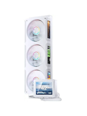 ������� ����������� ���������� JONSBO TF3-360SCW White (320W, 360mm, LED, White, ARGB/ Fans: 3x120mm, 62.4CFM, 37.3dBA, 2400RPM/ Pump height 63mm, 30dBA, 2500RPM, Rad thickness 27mm/ S: 1851, 1700, 1200, 115X, 2011, 1366, AM5, AM4)