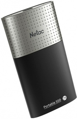 SSD External Netac 250Gb Z9 <NT01Z9-250G-32BK> (USB3.2, up to 550/480MBs, 90�47.5�11.5mm, Aluminium+Plastic)