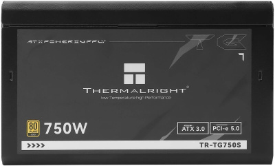 ���� ������� 750W Thermalright TR-TG750S, 80+ Gold, ATX 3.0, black