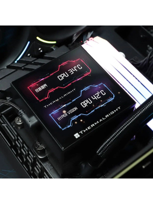 ������� �������� ���������� Thermalright Hyper Vision 360 UB ARGB Black / 3x120mm ARGB PWM Fans / TRHV360UBAB