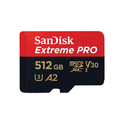 ����� ������ micro SDXC 512Gb Sandisk Extreme Pro UHS-I U3 V30 A2 + ADP (200/140 MB/s)