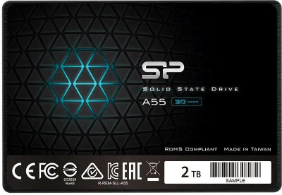 ���������� SSD Silicon Power SATA-III 2TB SP002TBSS3A55S25 Ace A55 2.5"