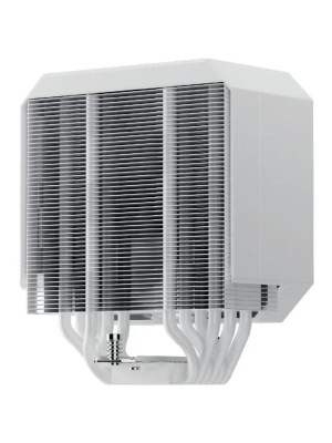 ����� upHere UP1TC6 White / 6HPx6mm, 250W TDP, single tower, 1x120mm fan, 600-1650RPM, 68 CFM, 25dBA, ARGB cover / UP1TC6