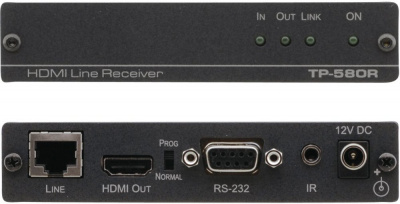������� ������� Kramer ������� HDMI, ��������� 4�, RS-232 � �� �� ����� ���� HDBaseT; �� 70� TP-580R