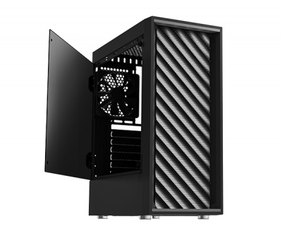 ������ ZALMAN T7 2xCOMBO (3.5" or 2.5"), 4x2.5", 2xUSB2.0, 1xUSB3.0, FRONT 1x120mm, REAR 1x120mm ATX, BLACK, WINDOW
