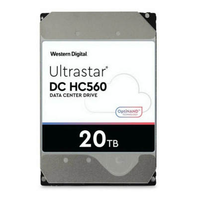 ������� ���� ��������� Western Digital Ultrastar DC HC560 20TB 3.5" WUH722020BL5204 SAS 12Gb/s, 7200rpm, 512MB, 0F38652, 512e/4Kn