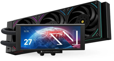 ������� �������� ���������� Thermalright Trofeo Vision 360 ARGB Soc-AM5/AM4/1200/1700/1851 ������ 4-pin LCD Ret (T-VISION-360-BL-ARGB)